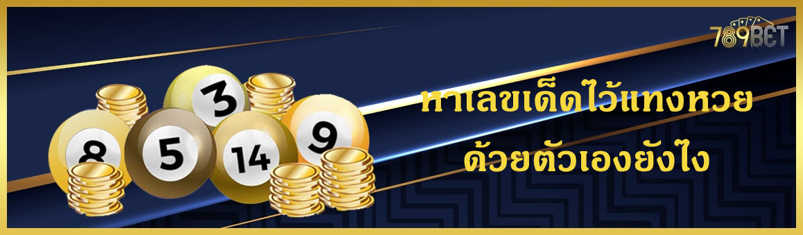 หาเลขเด็ดไว้แทงหวยด้วยตัวเองยังไง